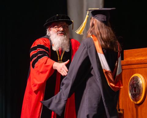 2026 Interim Dean Fleischmann and graduate