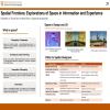 Spatial Frontiers: Explorations of Space in Information and Experience