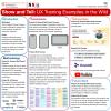 Show and Tell: UX Training Examples in the Wild