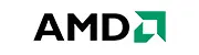 AMD logo, black in color