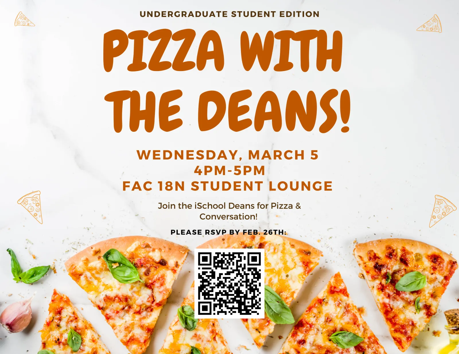 pizza with the deans