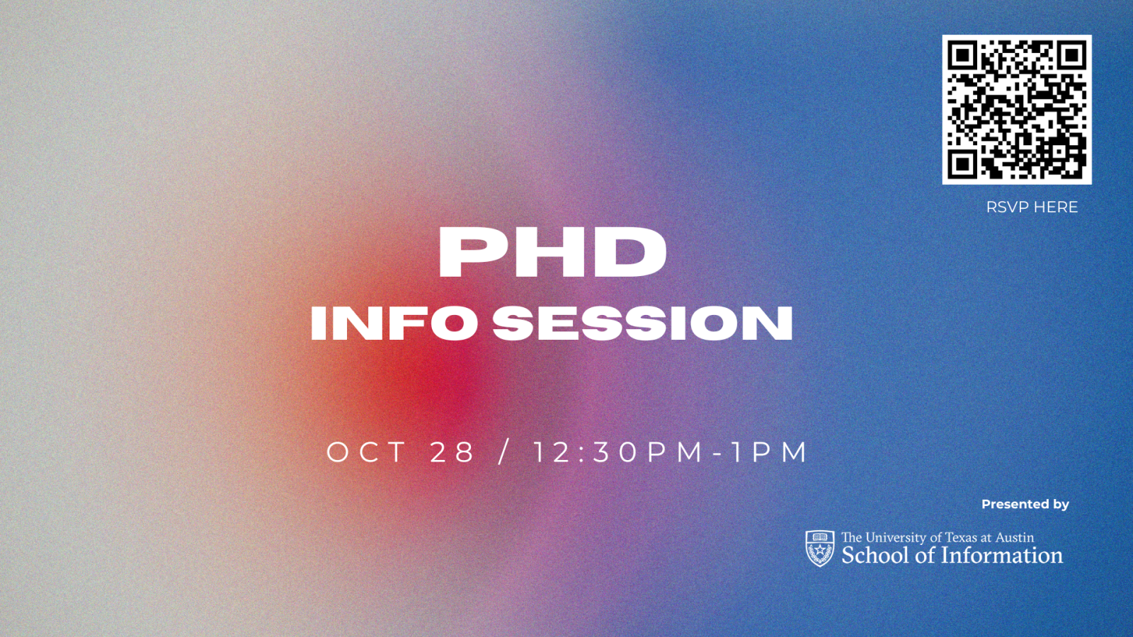 PhD Program Info Session | UT iSchool