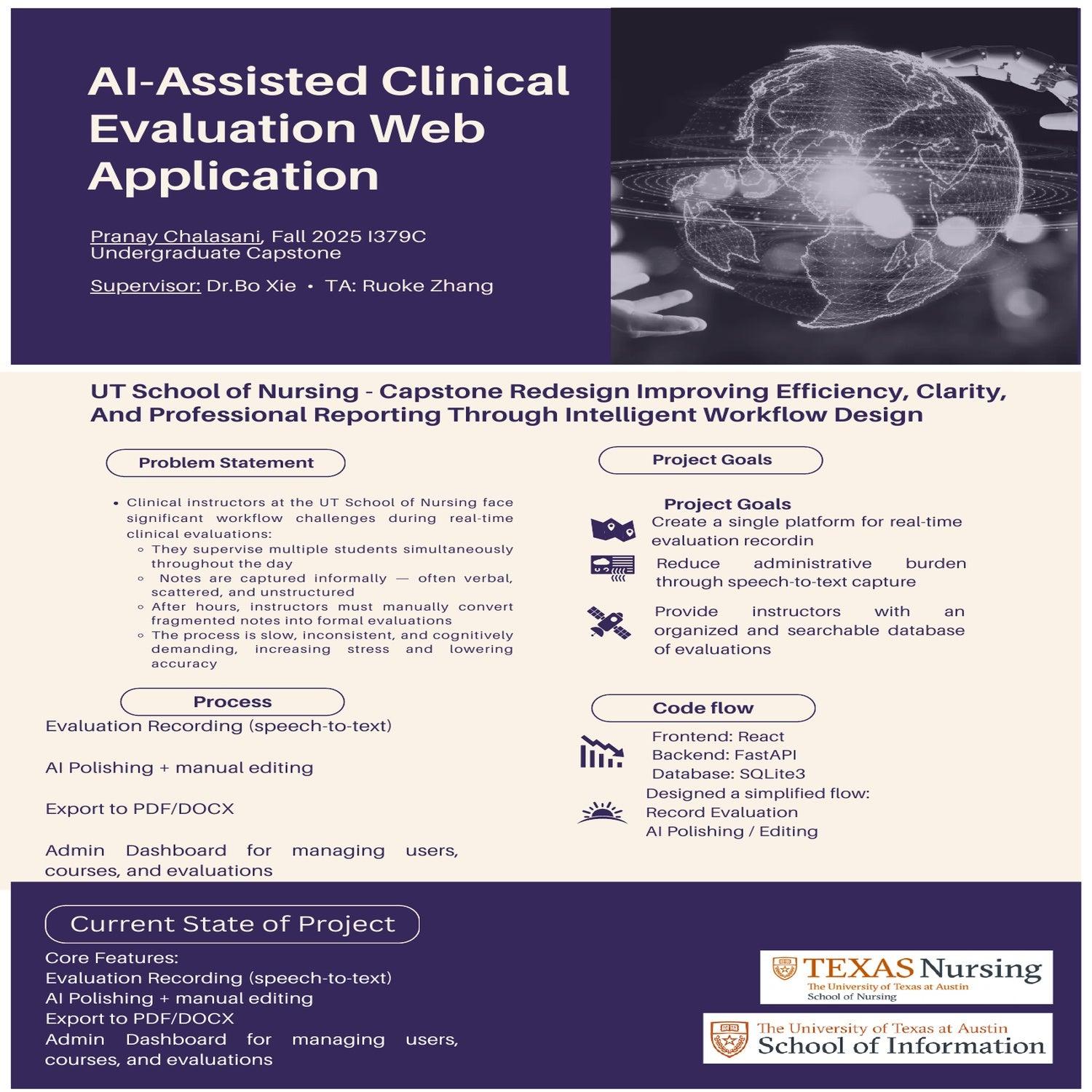 AI-Assisted Clinical Evaluation Web Application