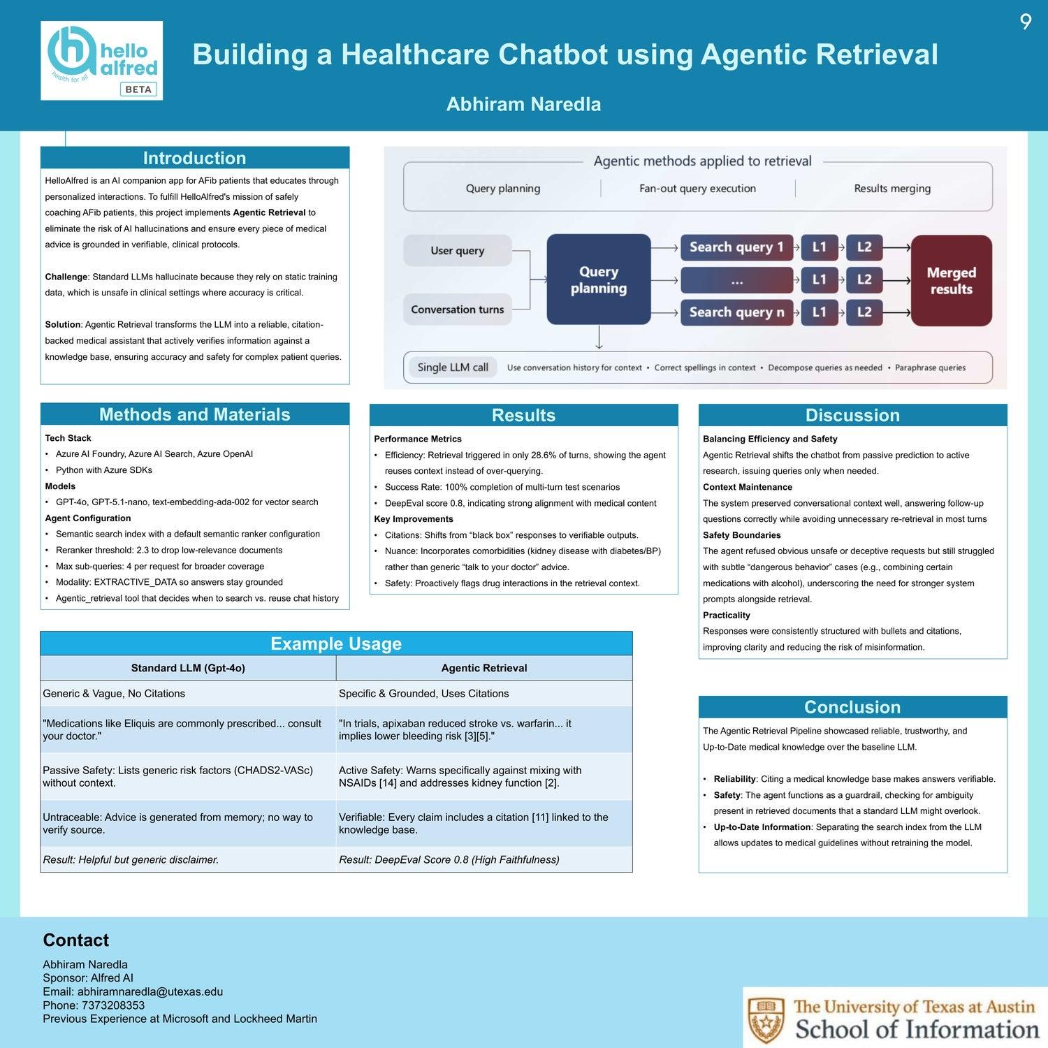 Building a Healthcare Chatbot using Agentic Retrieval