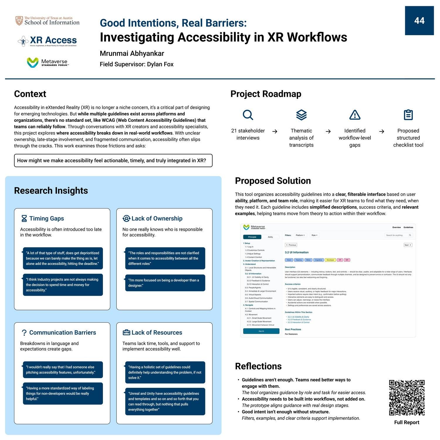 Good Intentions, Real Barriers: Investigating Accessibility in XR Workflows