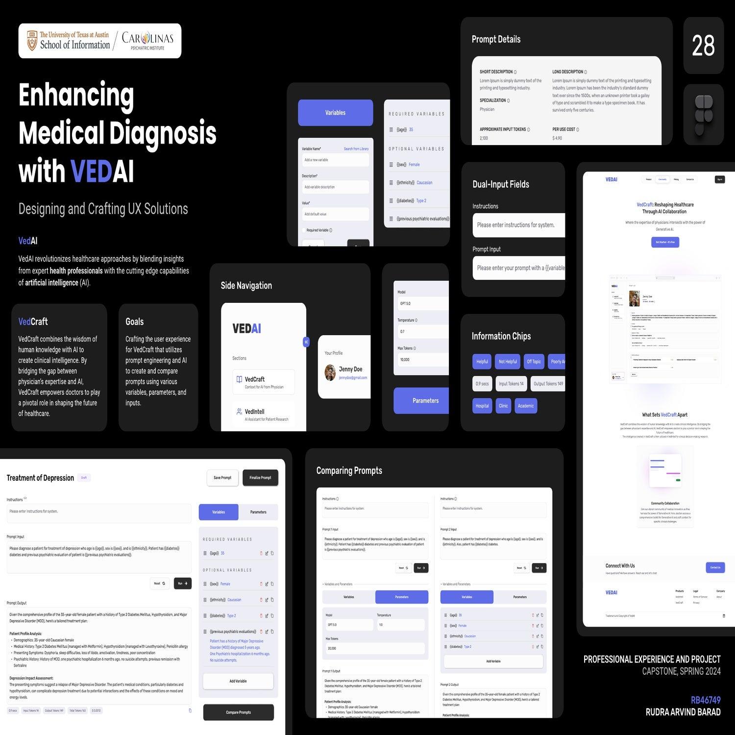 Designing and Crafting UX Solutions for Enhancing Medical Diagnosis with VedAI