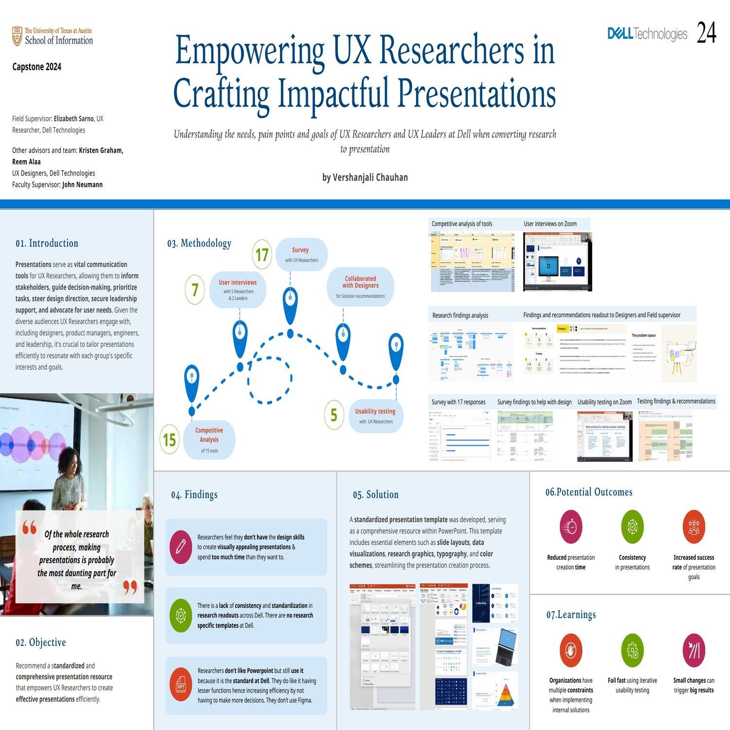 Empowering UX Researchers in Crafting Impactful Presentations