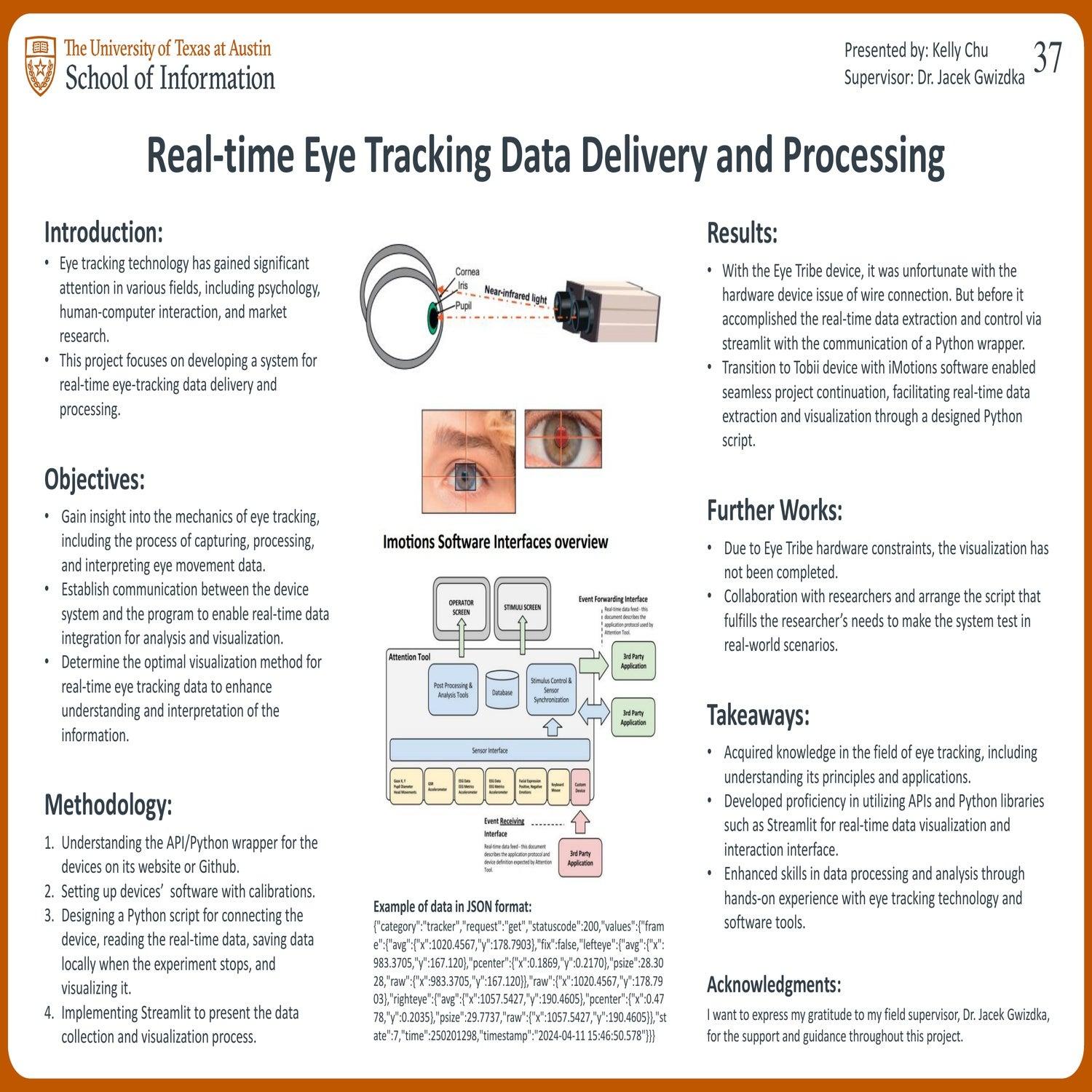 Real-time Eye Tracking Data Delivery and Processing