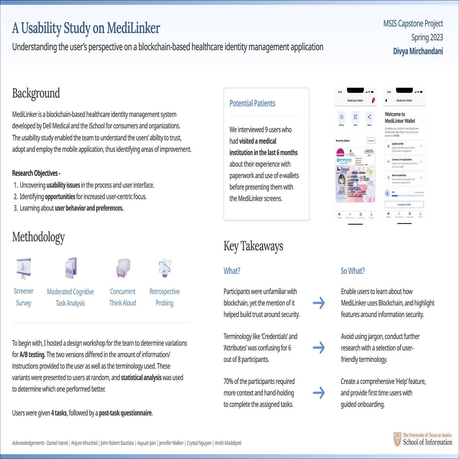 A Usability Study on MediLinker