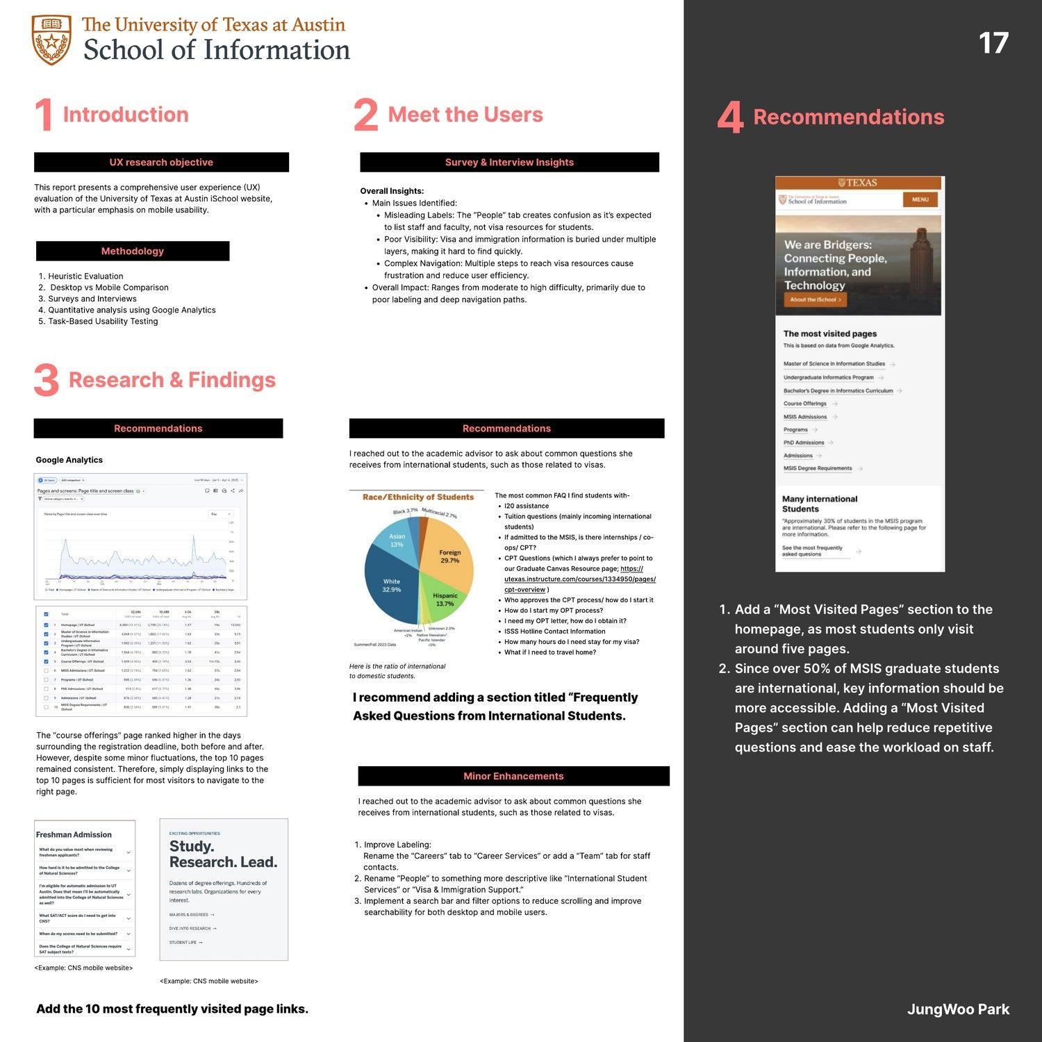 Enhancing Mobile Usability: UT iSchool