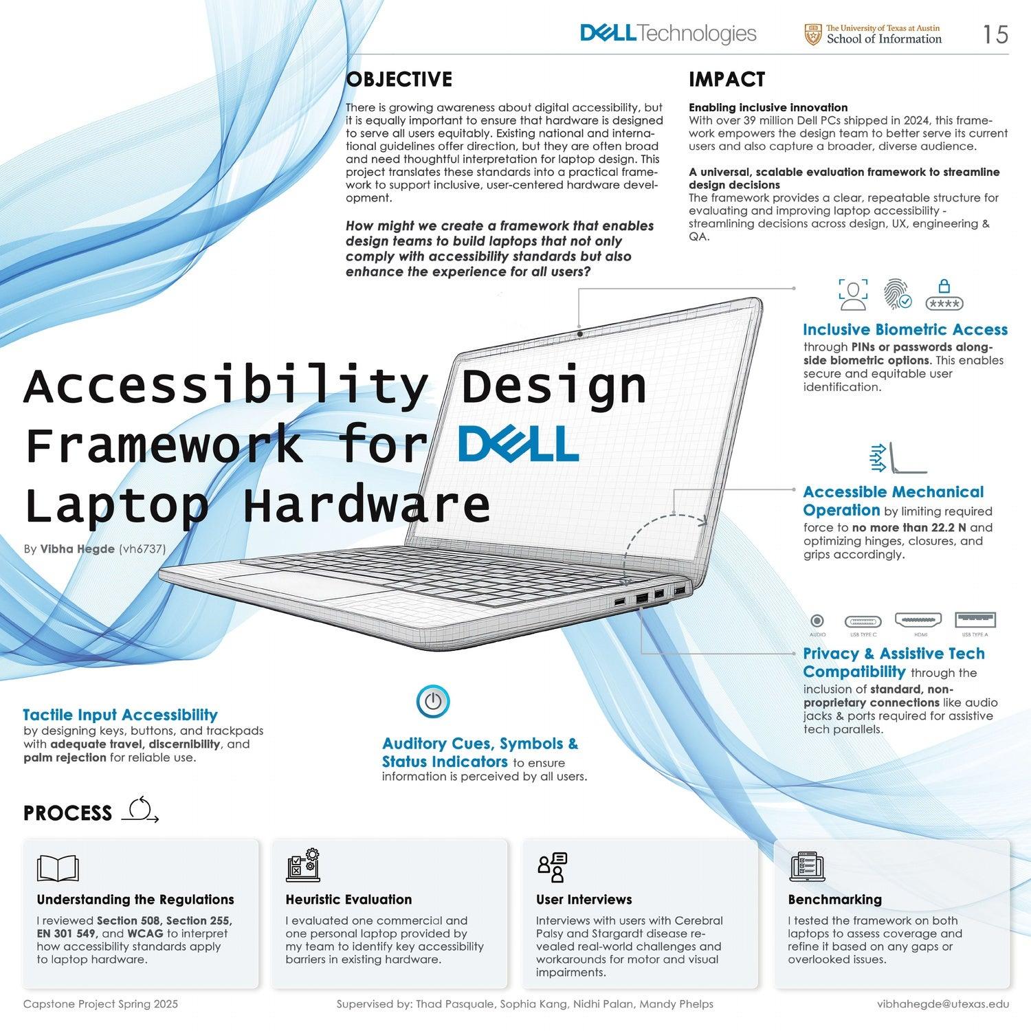 Accessibility Design Evaluation Framework for Dell Laptop Hardware