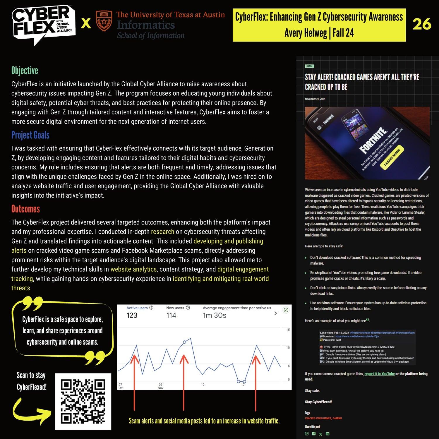CyberFlex: Enhancing Gen Z Cybersecurity Awareness