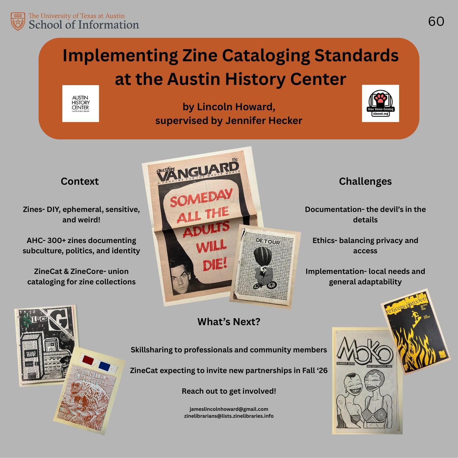 Implementing Zine Cataloging Standards at the Austin History Center