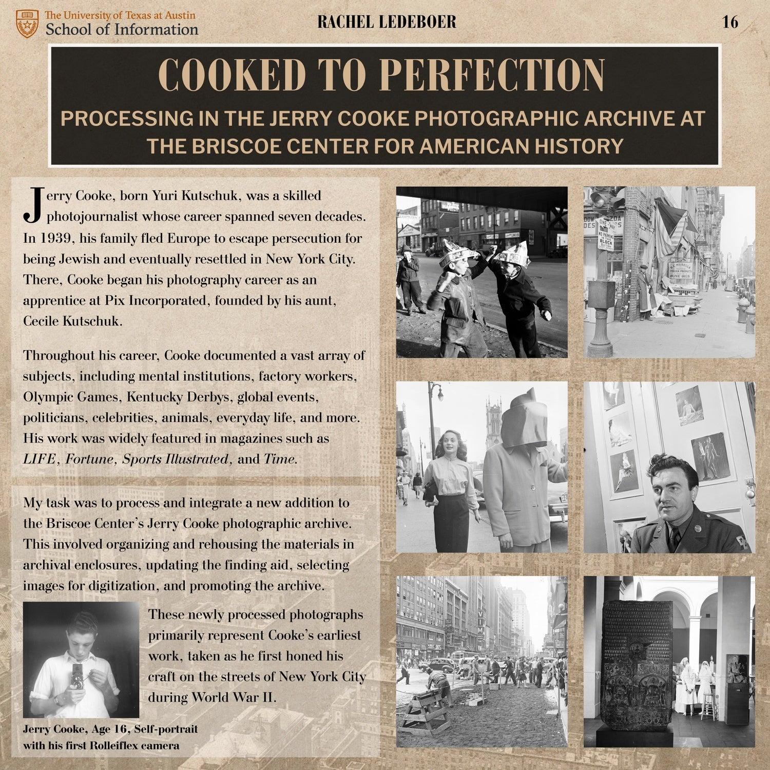 Cooked to Perfection: Processing in the Jerry Cooke Photographic Archive at the Briscoe Center for American History