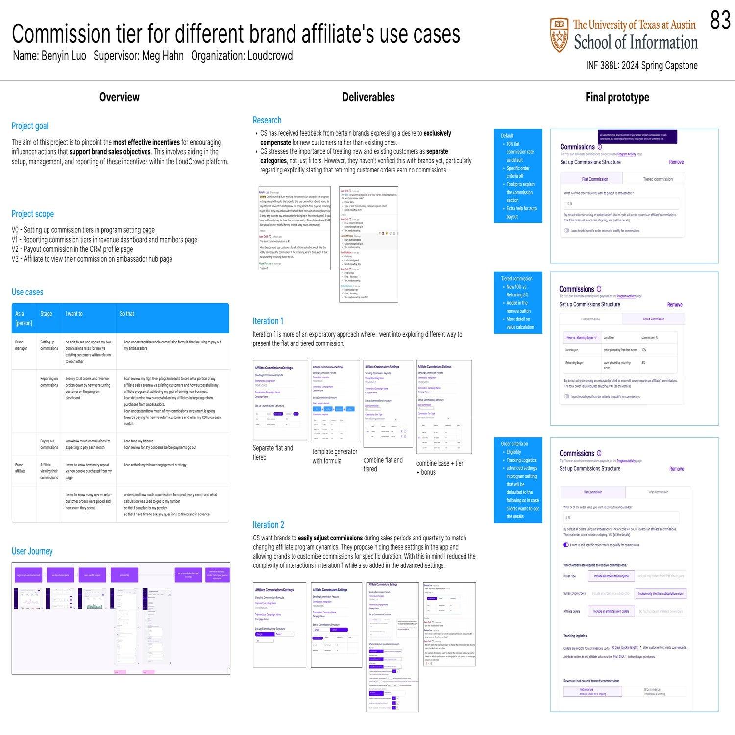 Commission tier for different brand affiliate's use cases