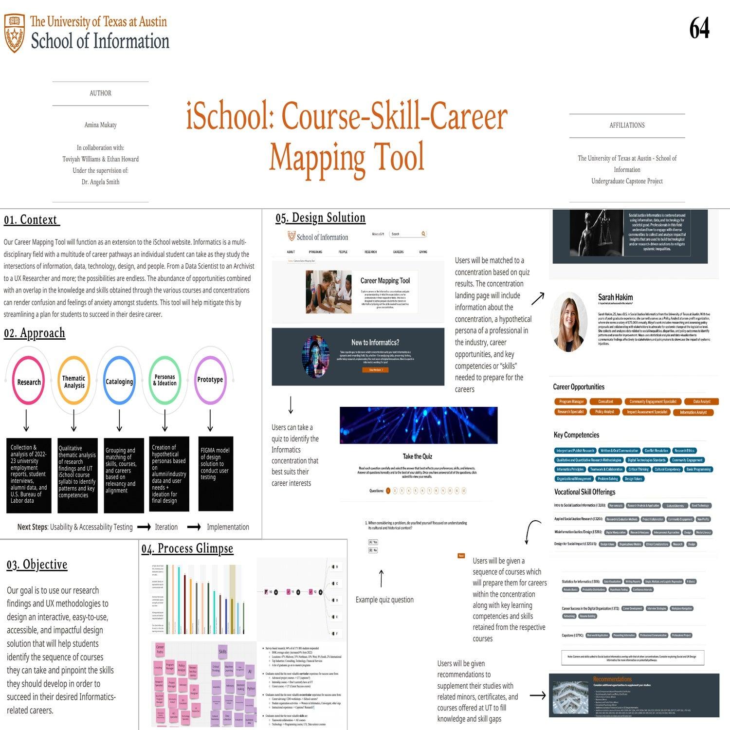 iSchool: Course-Career-Skill Mapping Tool