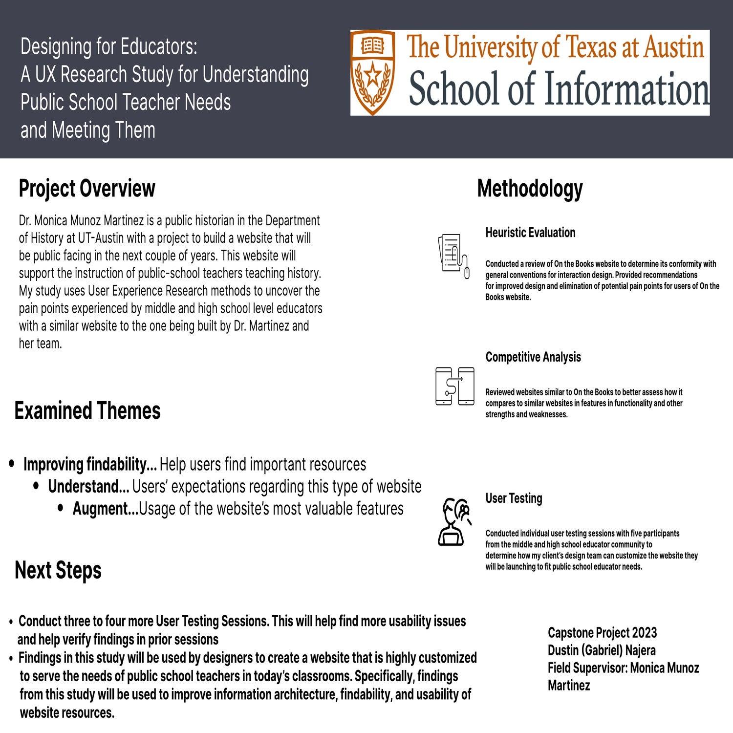 Designing for Educators: A UX Research Study for understanding public school teacher needs and meeting them