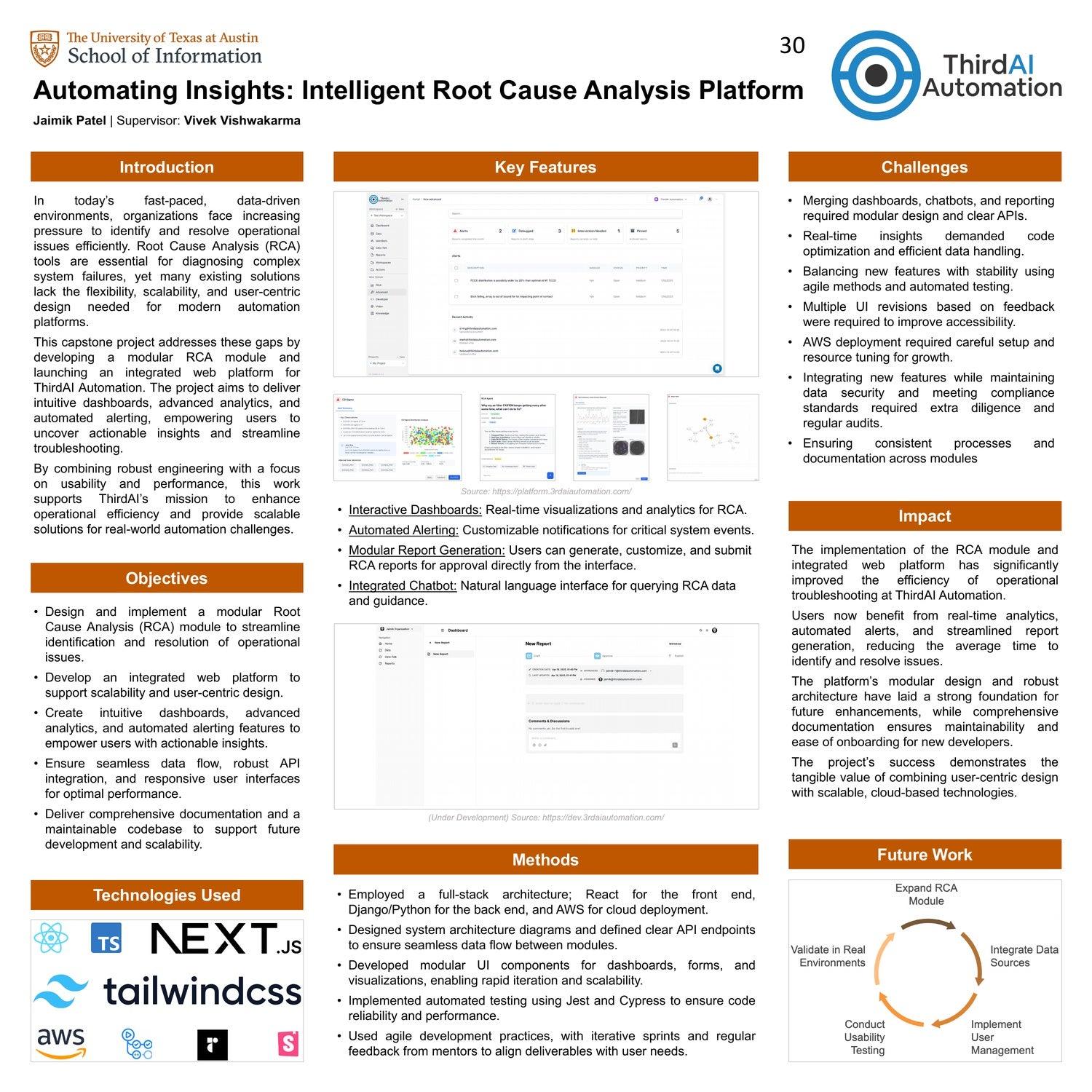 Automating Insights: Intelligent Root Cause Analysis Platform