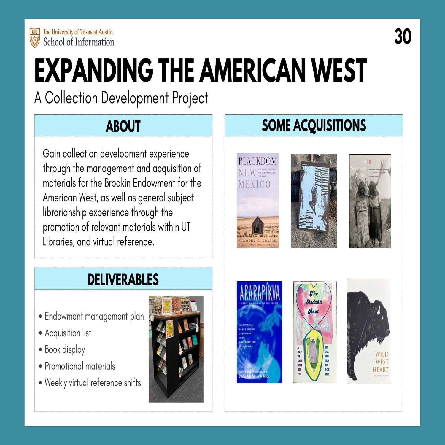 Expanding the American West: A Collection Development Project