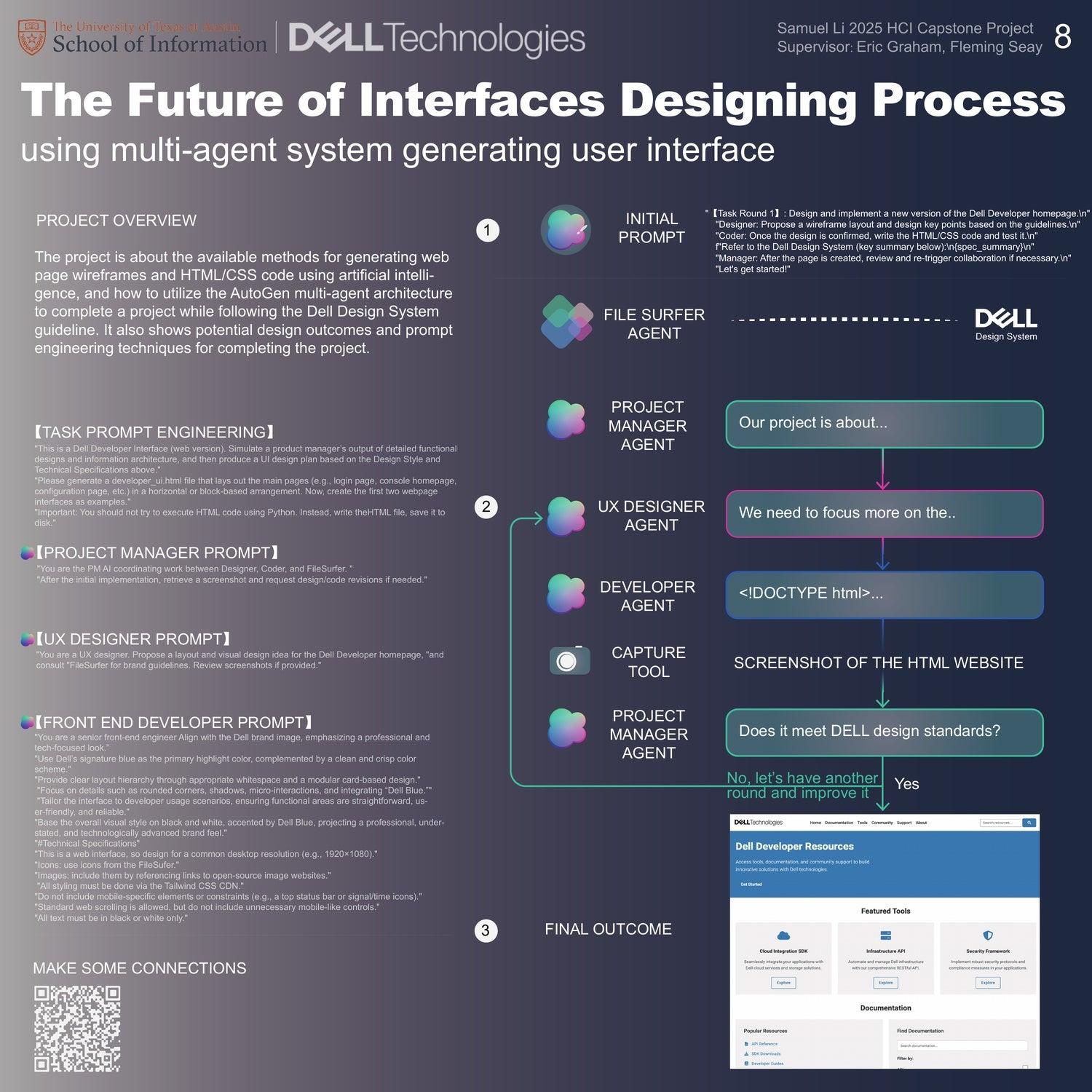 The Future of Interfaces Designing Process:using multi-agent system generating user interface
