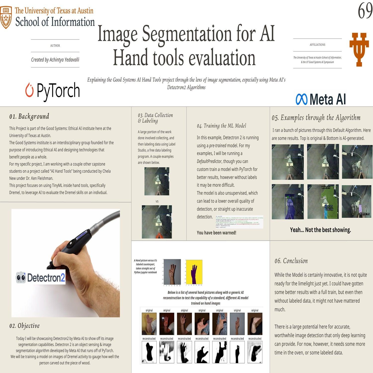 Image Segmentation for AI Hand tools evaluation