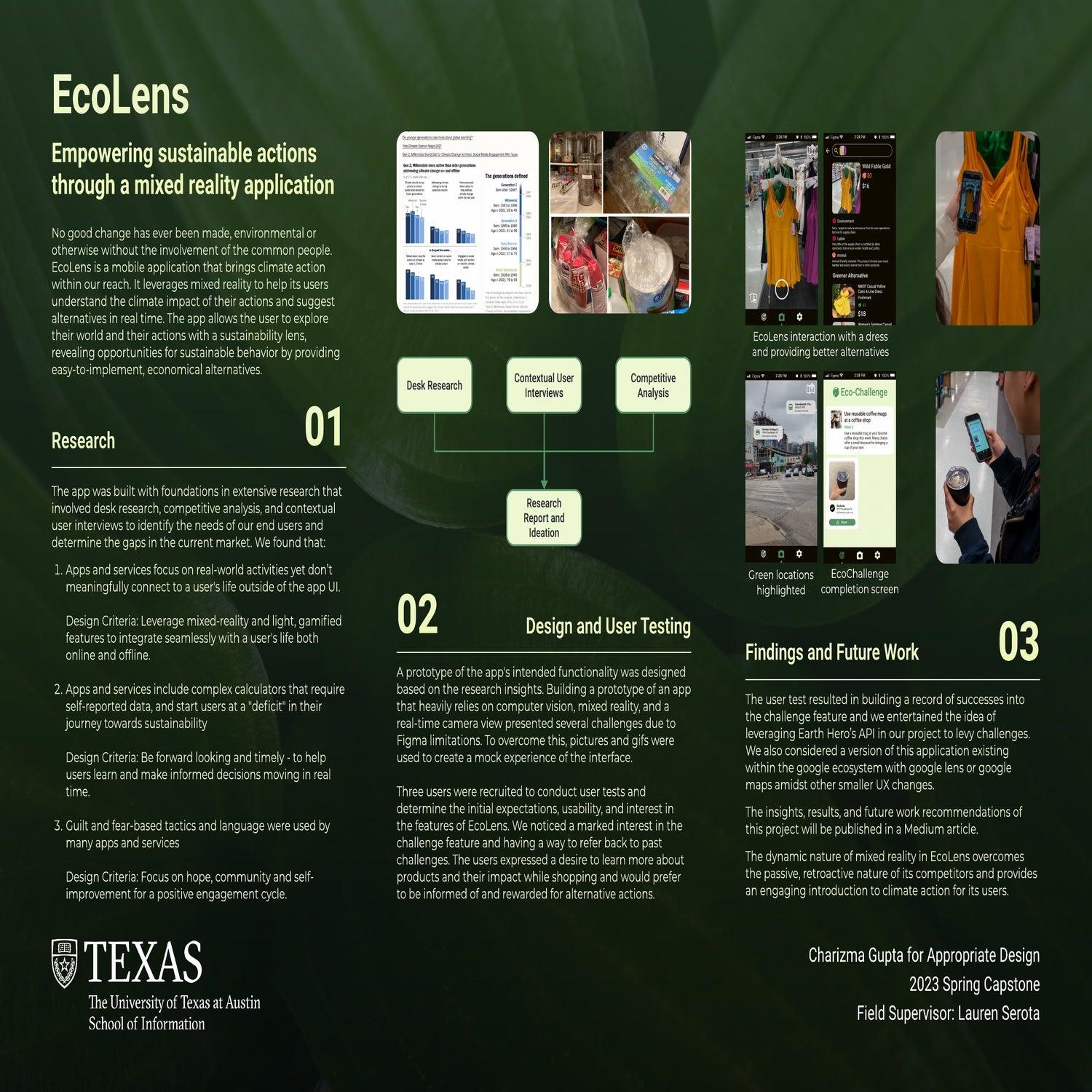 EcoLens: Empowering sustainable actions through a mixed reality application