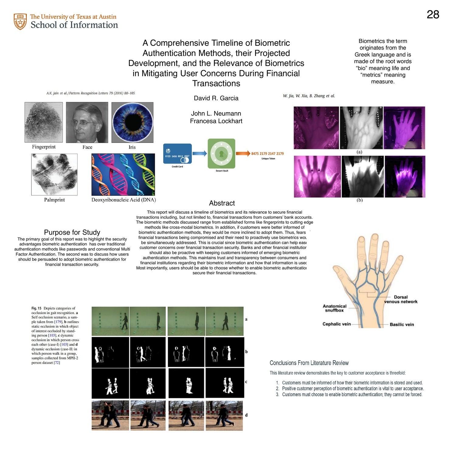 A Comprehensive Timeline of Biometric Authentication Methods, their Projected Development, and the Relevance of Biometrics in Mitigating User Concerns During Financial Transactions