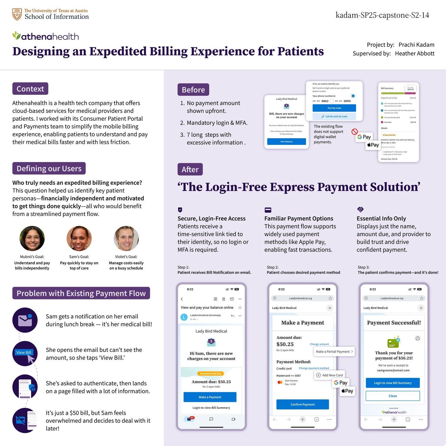 Designing An Expedited Billing Experience For Patients