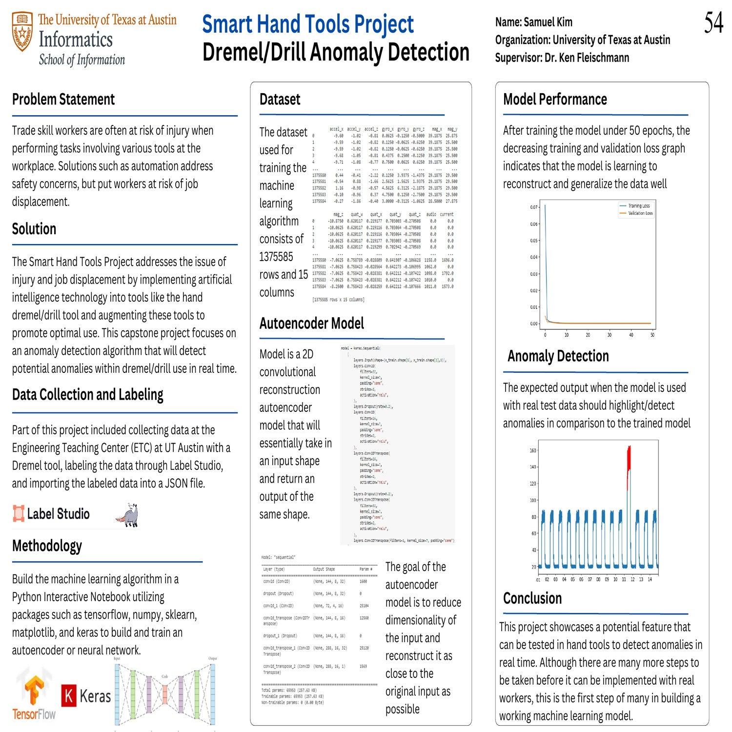 Smart Hand Tools - Dremel/Drill Anomaly Detection