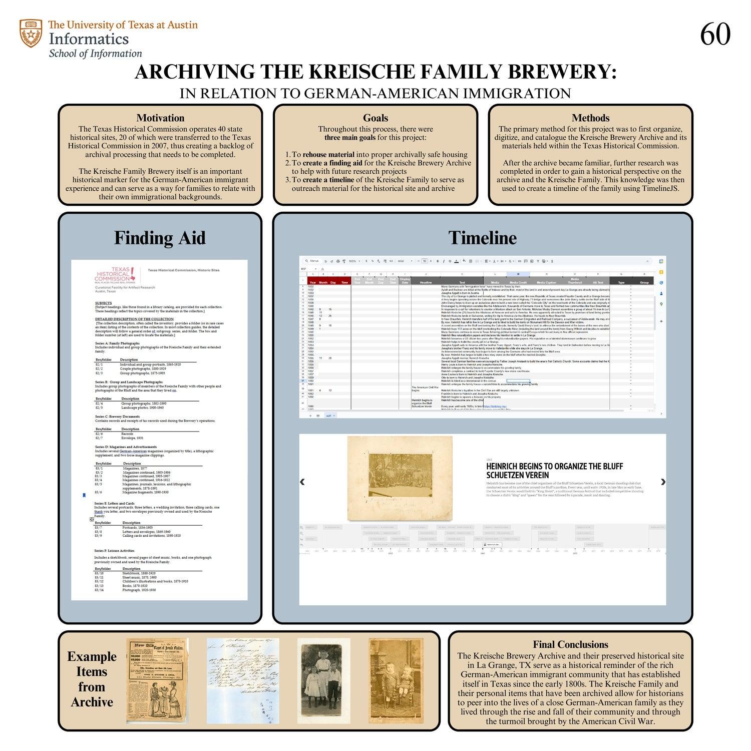 Archiving the Kreische Family Brewery in Relation to German-American Immigration