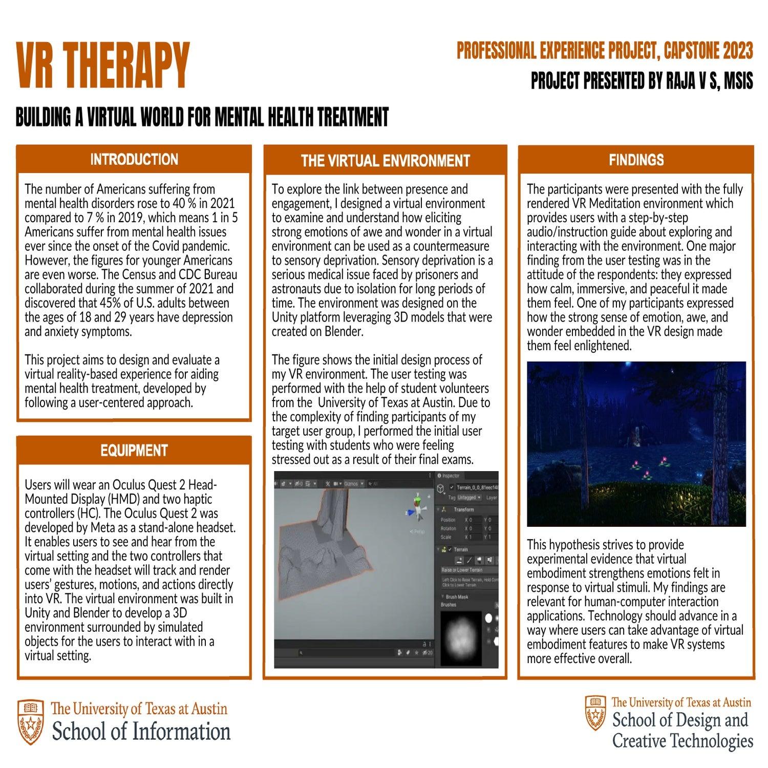 VR Therapy: Building a Virtual World for Mental Health Treatment