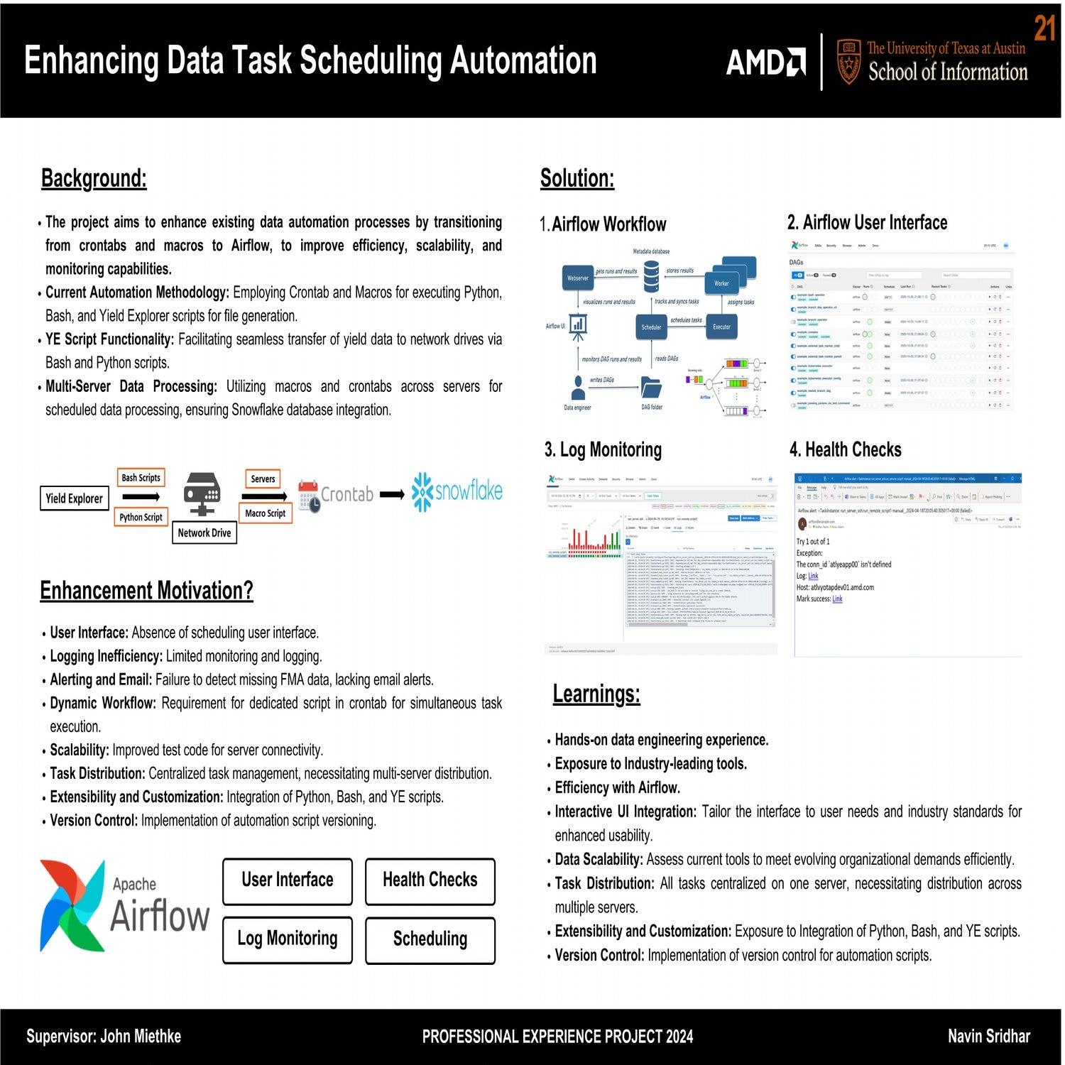 Enhancing Data Task Scheduling Automation