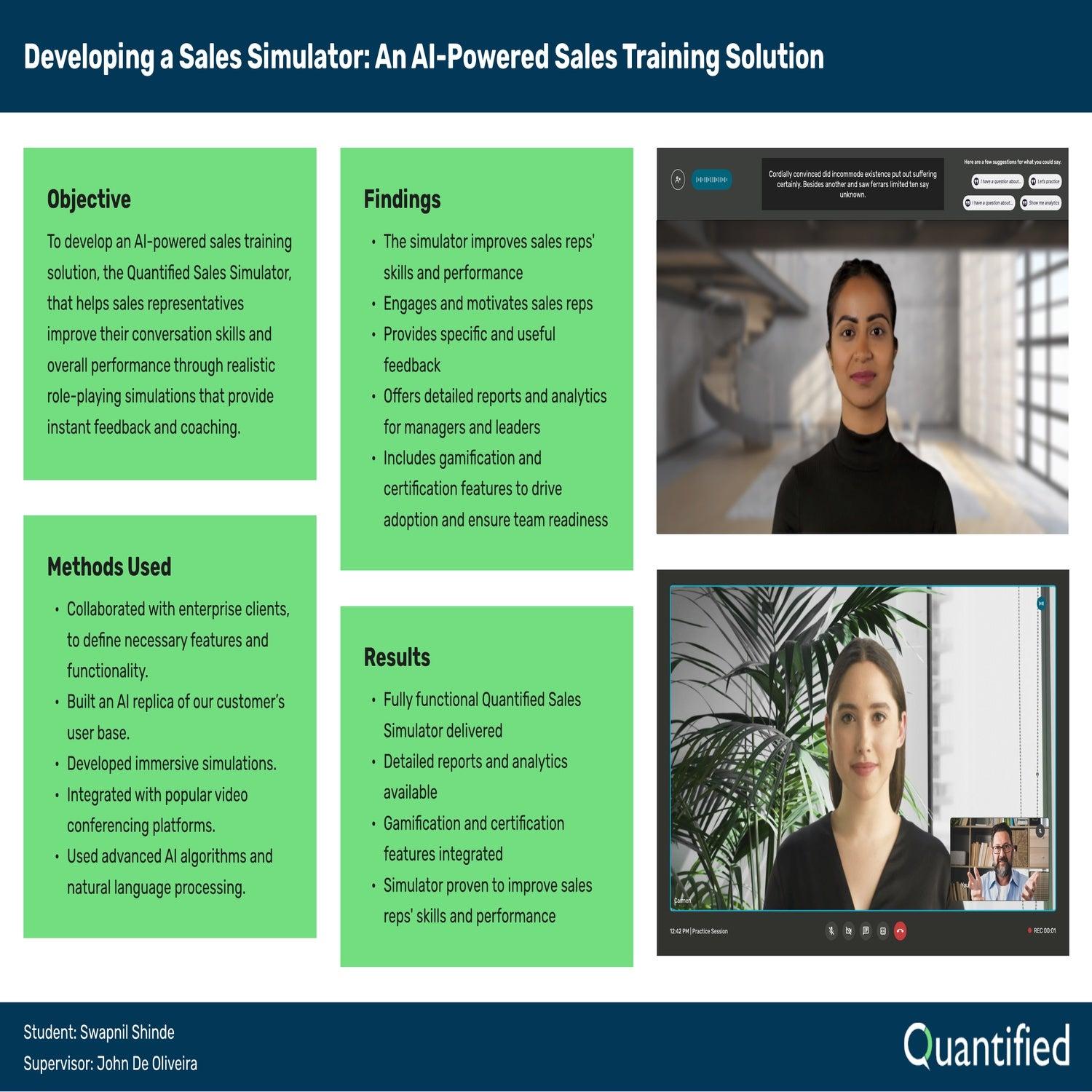 Developing a Sales Simulator: An AI-Powered Sales Training Solution