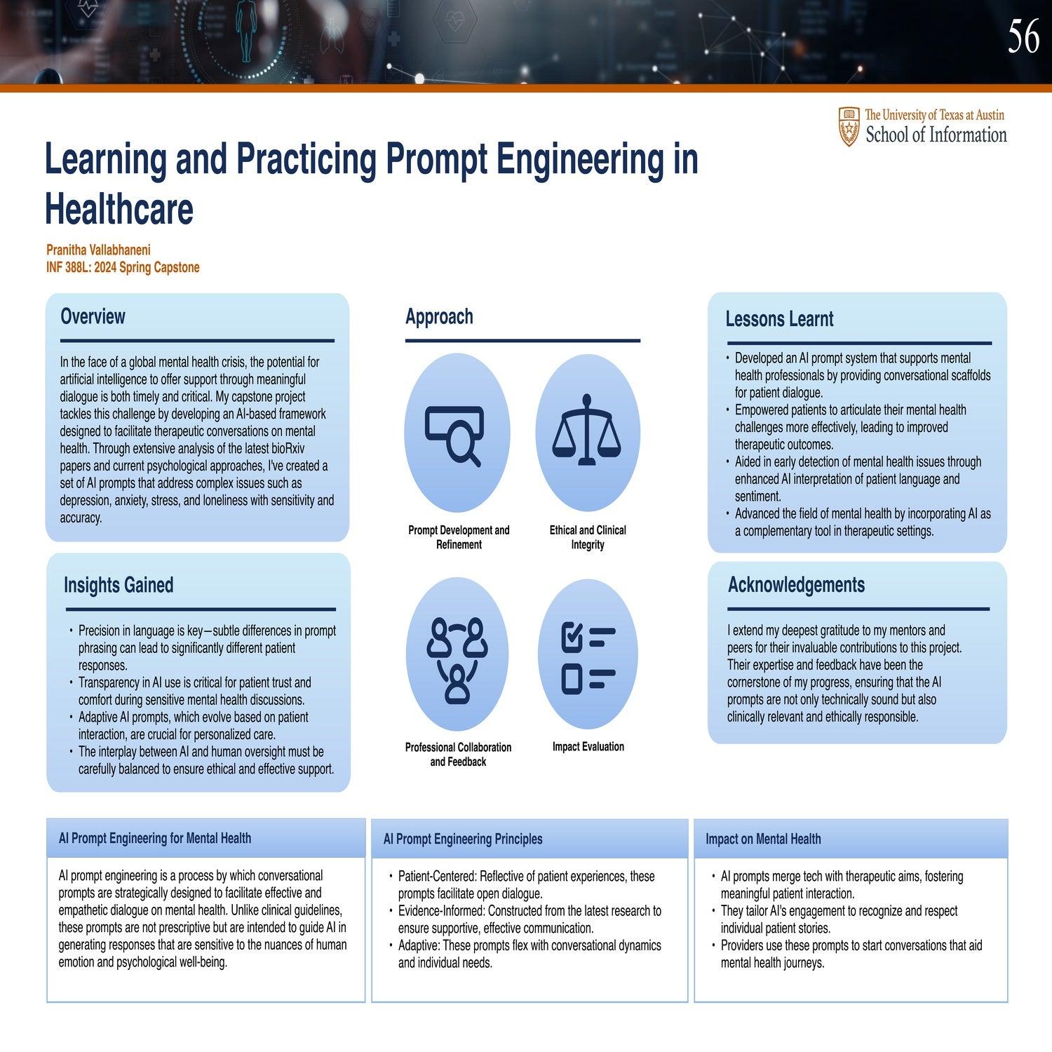 Learning and Practicing Prompt Engineering in Healthcare.