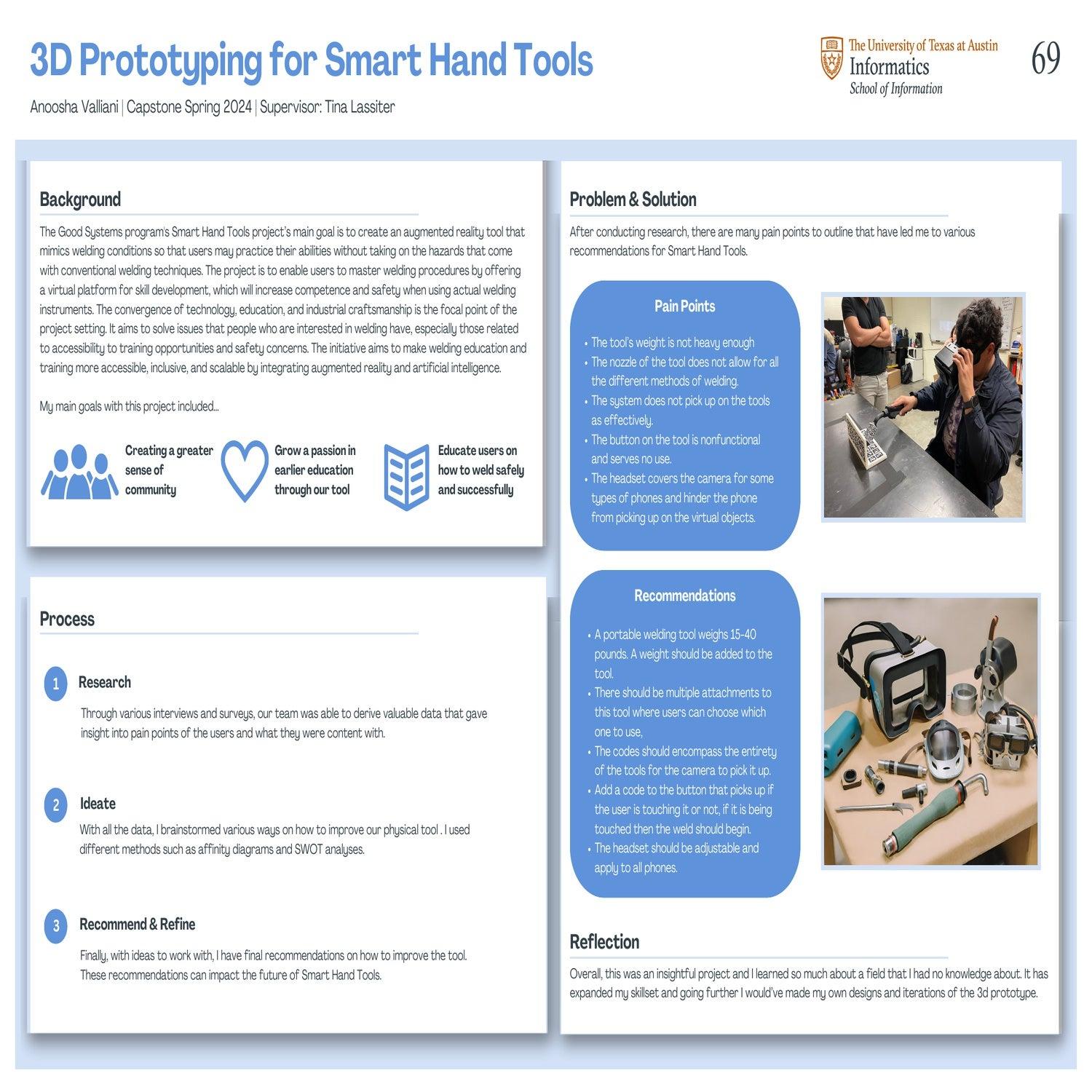 3D Prototyping for Smart Hand Tools