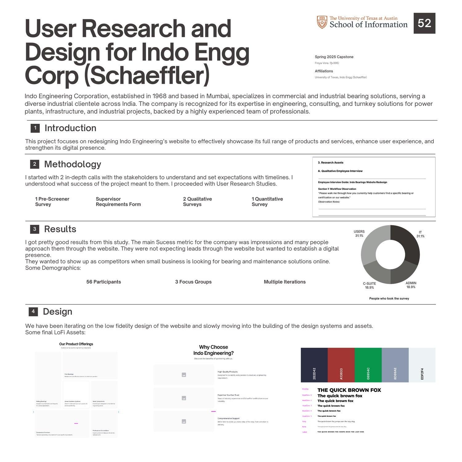 User Research and Design for Indo Engg Corp (Schaeffler)