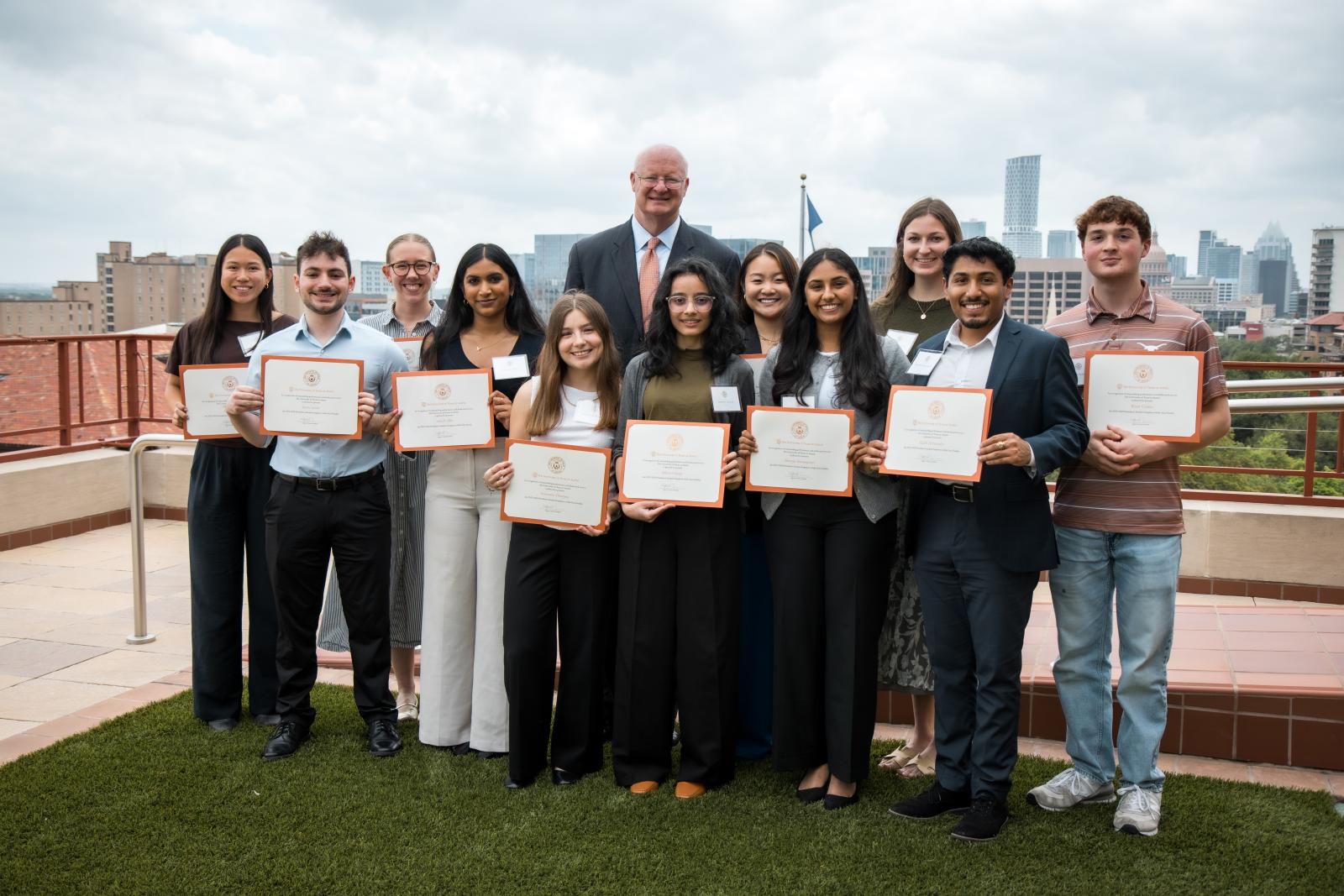 Student Employee of the Year 2026 Honorees with Provost Imboden