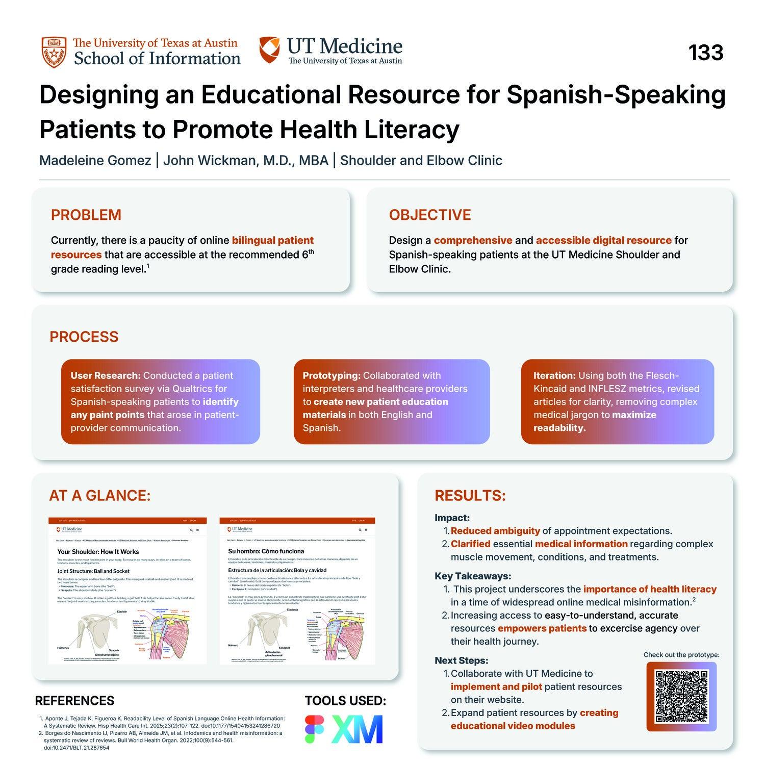 Designing a n Educational Resource for Spanish-Speaking Patients to Promote Health Literacy