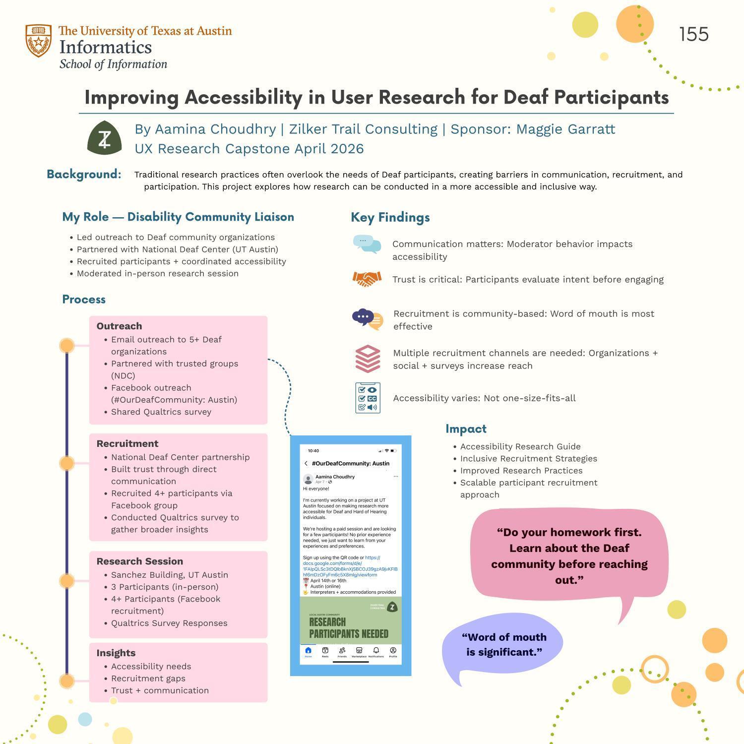Improving Accessibility in User Research for Deaf Participants