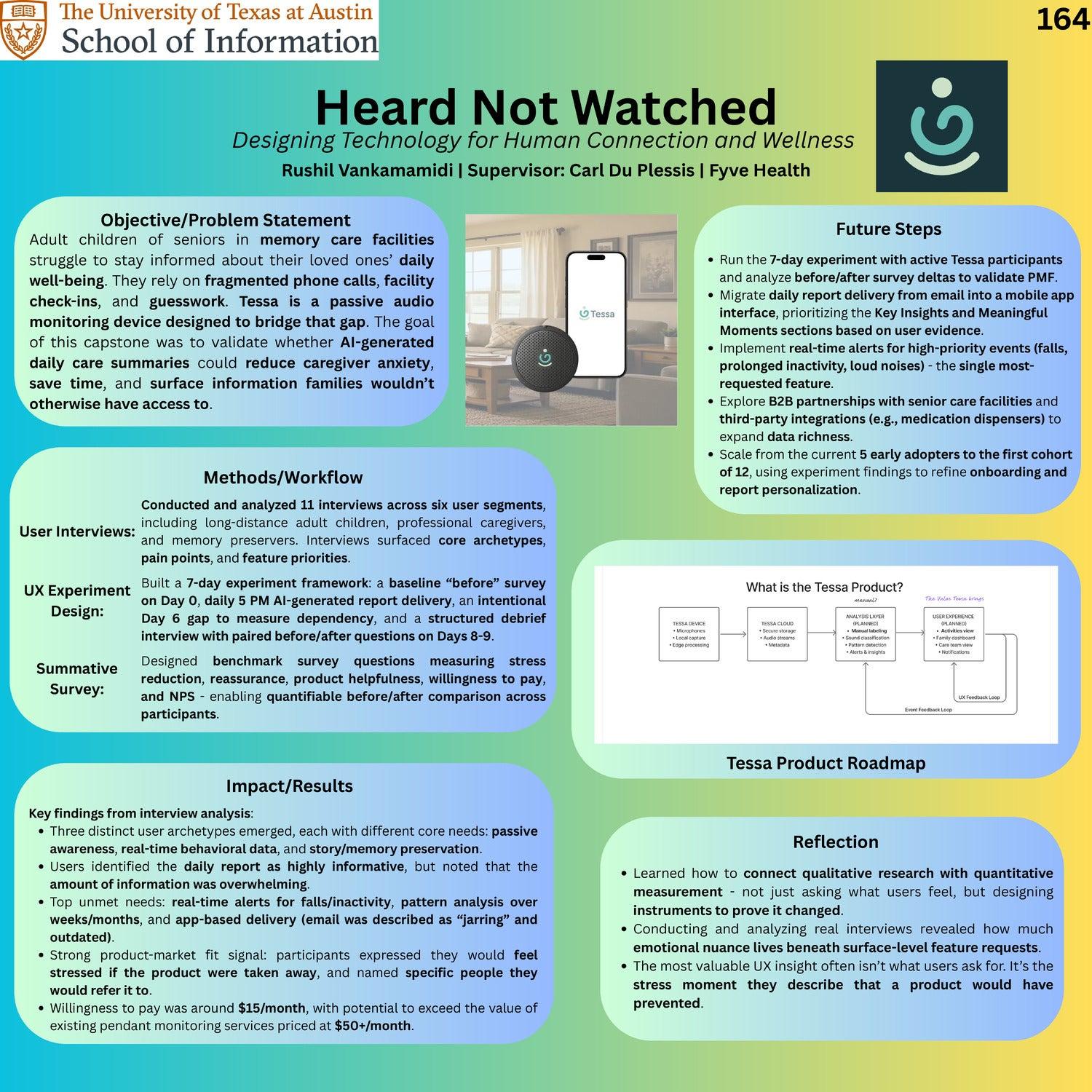 Heard Not Watched - Designing Technology for Human Connection and Wellness