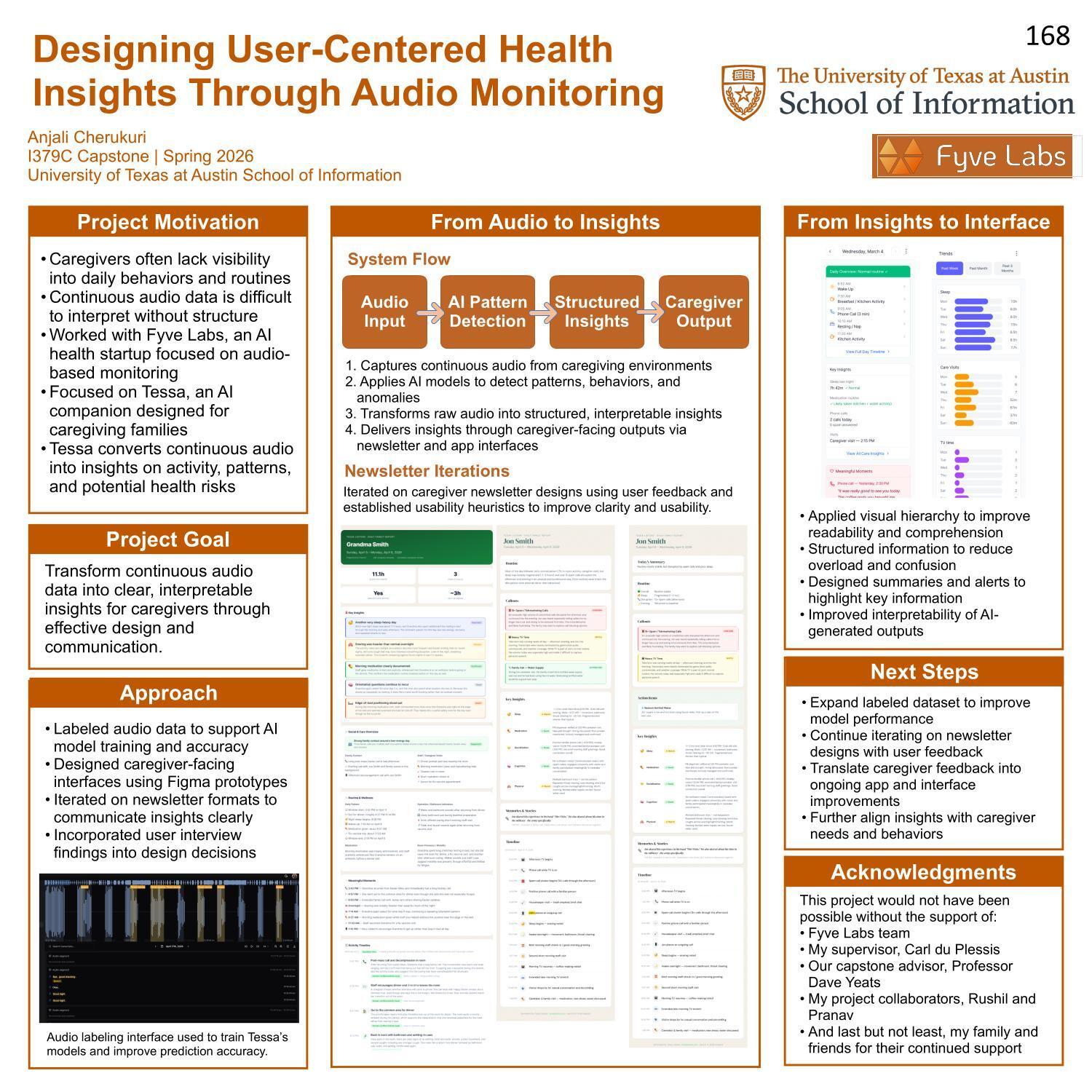 Designing User-Centered Health Insights Through Audio Monitoring