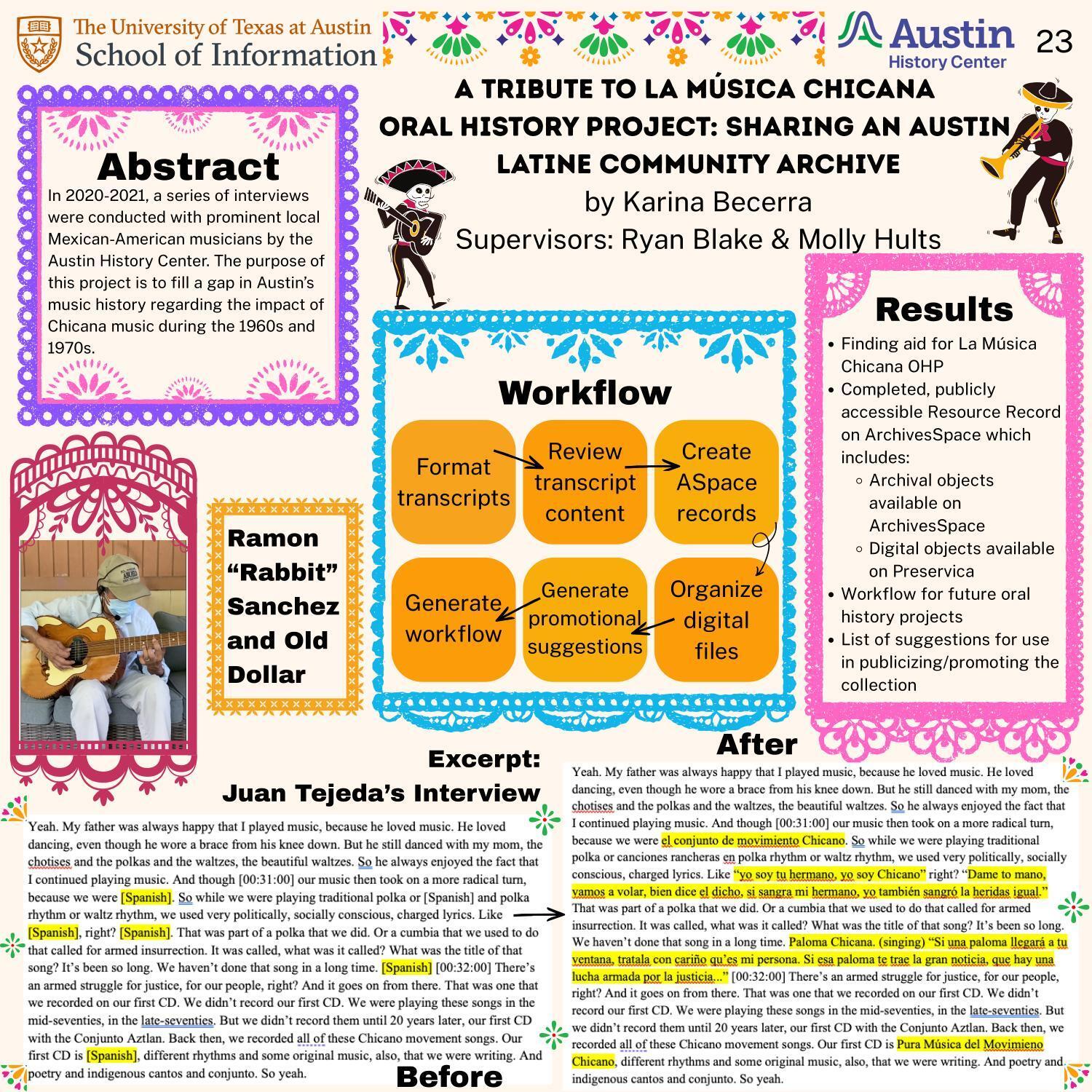 A Tribute to La Música Chicana Oral History Project: Sharing An Austin Latine Community Archive