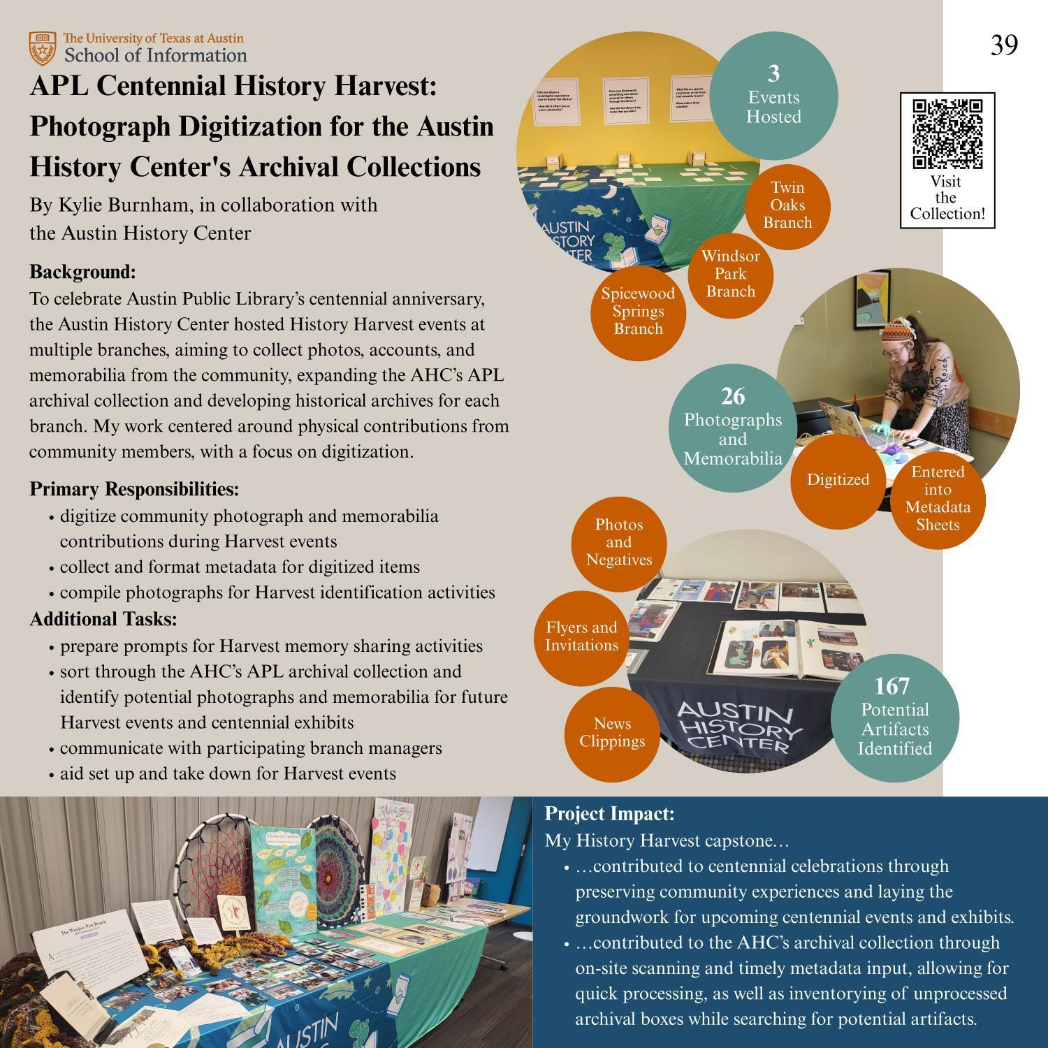 APL Centennial History Harvest: Photograph Digitization for the Austin History Center's Archival Collections