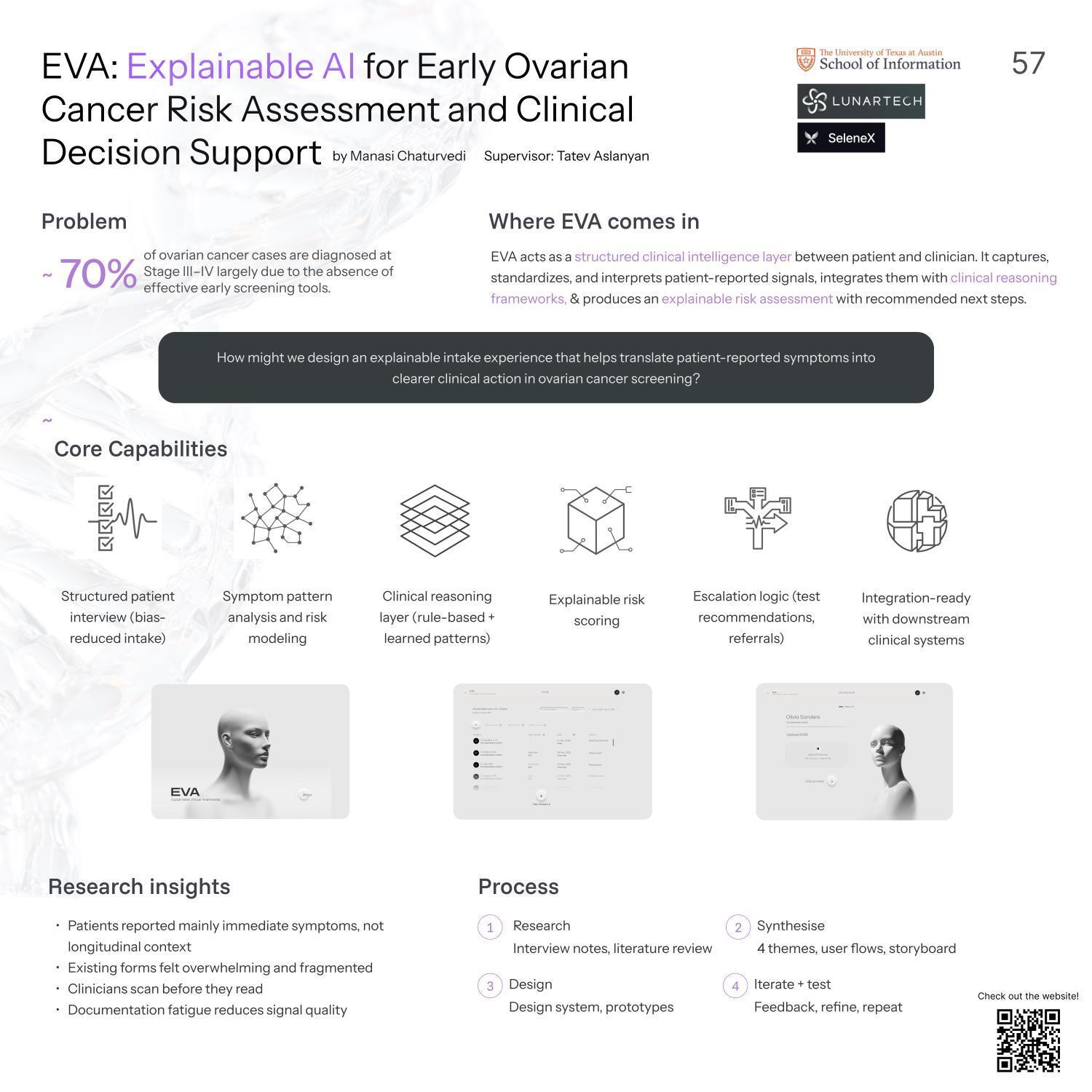 Designing EVA: An Explainable Virtual Anamnesis Agent for Human-Centered Clinical Decision Support