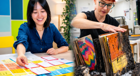 Dr. Min Kyung Lee and Sarah Norris