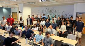 Class photo from Building Large Language Model Applications course