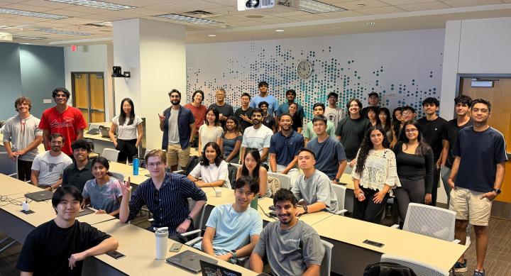 Class photo from Building Large Language Model Applications course