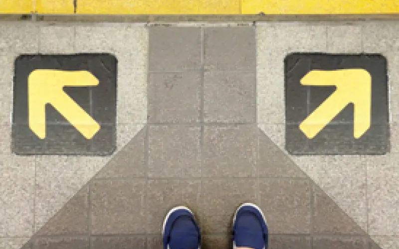 shoes metro platform