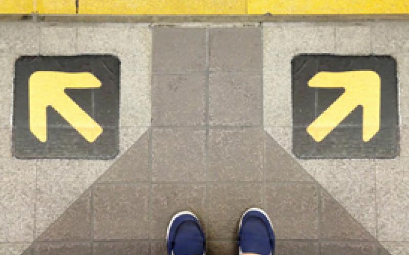 shoes metro platform