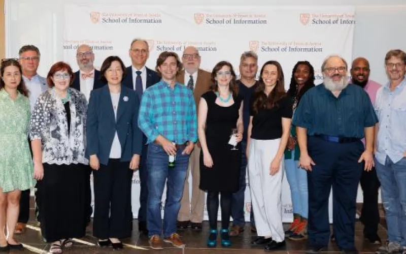 Faculty at iSchool 75th Anniversary